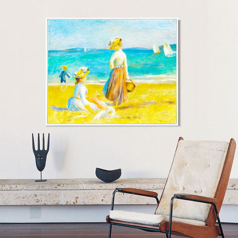 INVIN ART Framed Canvas Series#051 by Pierre Auguste Renoir Wall Art Living Room Home Office Decorations