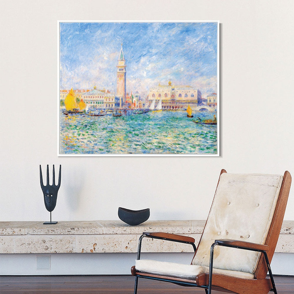 INVIN ART Framed Canvas Series#065 by Pierre Auguste Renoir Wall Art Living Room Home Office Decorations