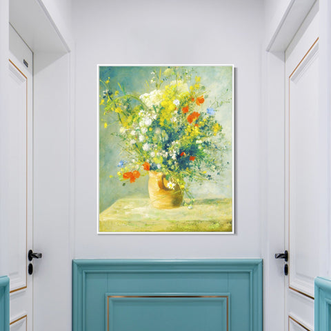 INVIN ART Framed Canvas Series#066 by Pierre Auguste Renoir Wall Art Living Room Home Office Decorations