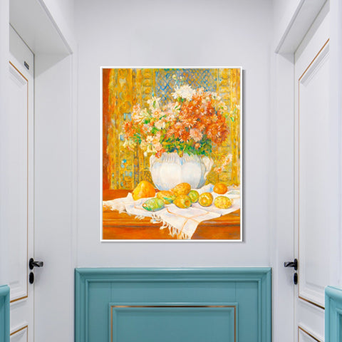 INVIN ART Framed Canvas Series#075 by Pierre Auguste Renoir Wall Art Living Room Home Office Decorations