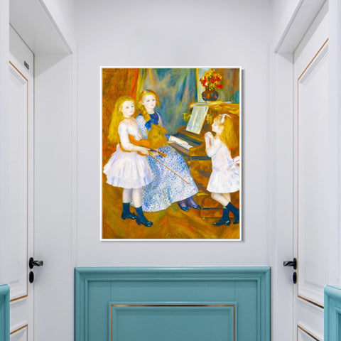 INVIN ART Framed Canvas Series#076 by Pierre Auguste Renoir Wall Art Living Room Home Office Decorations