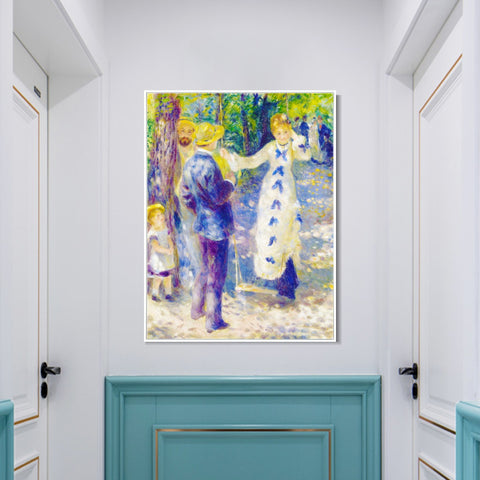 INVIN ART Framed Canvas Series#078 by Pierre Auguste Renoir Wall Art Living Room Home Office Decorations
