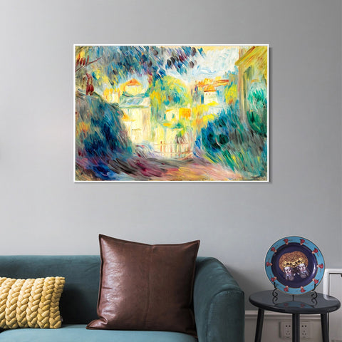 INVIN ART Framed Canvas PAYSAGE 8 by Pierre Auguste Renoir Wall Art Living Room Home Office Decorations
