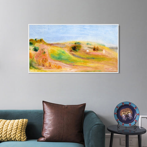INVIN ART Framed Canvas PAYSAGE 9 by Pierre Auguste Renoir Wall Art Living Room Home Office Decorations