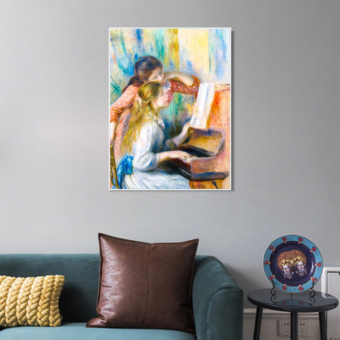 INVIN ART Framed Canvas Series#183 by Pierre Auguste Renoir Wall Art Living Room Home Office Decorations