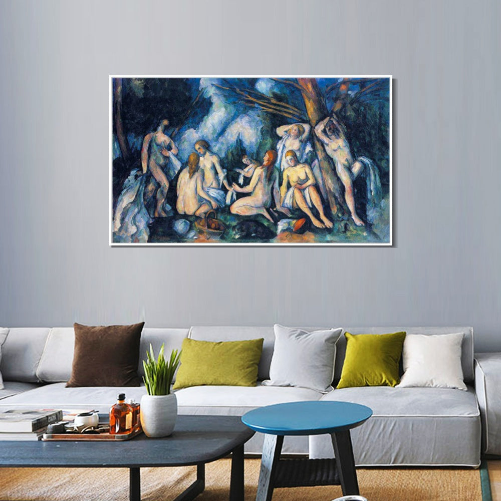 INVIN ART Framed Canvas Giclee Print Art Series#002 by Paul Cezanne Wall Art