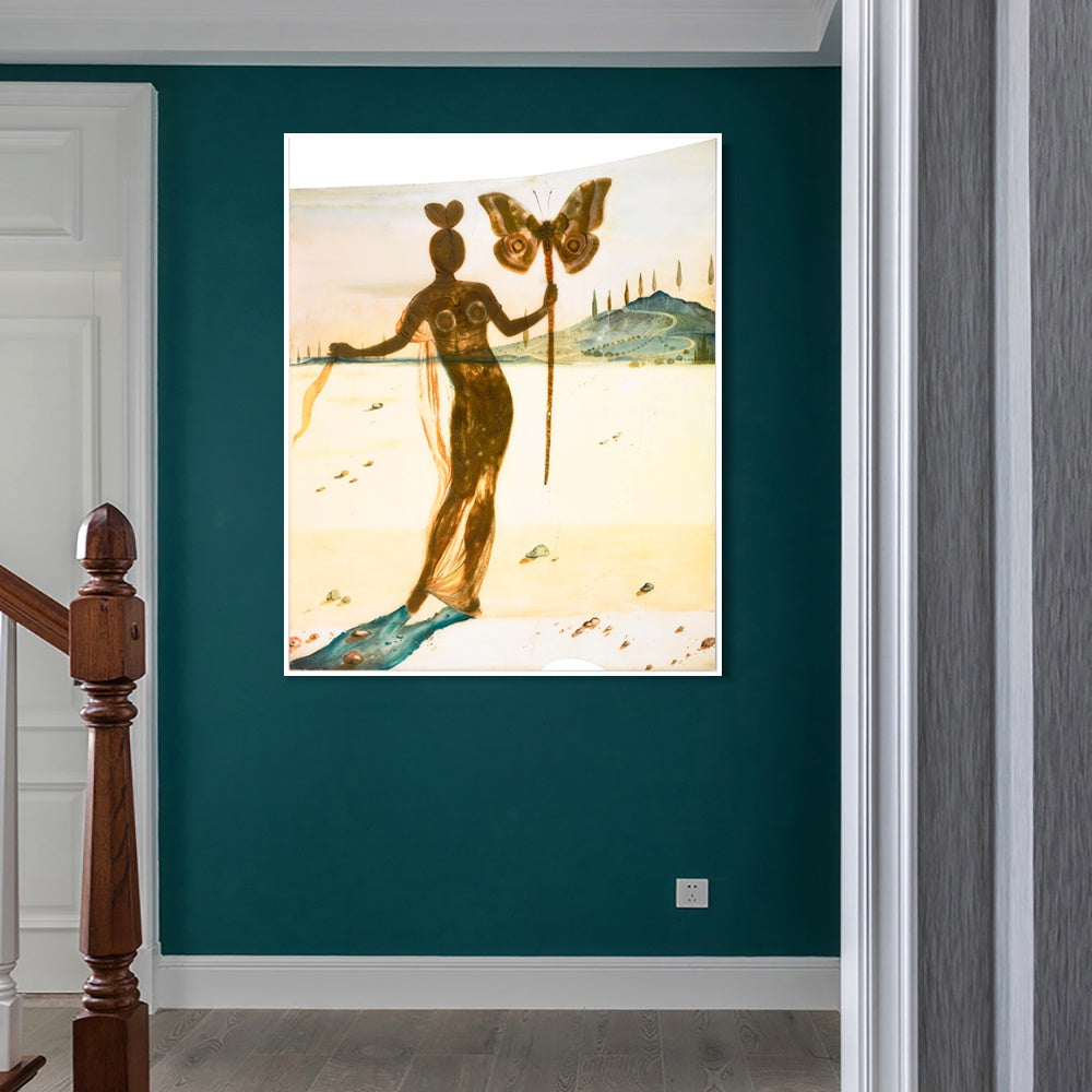 INVIN ART Framed Canvas Series#035 by Salvador Dal Wall Art Living Room Home Office Decorations