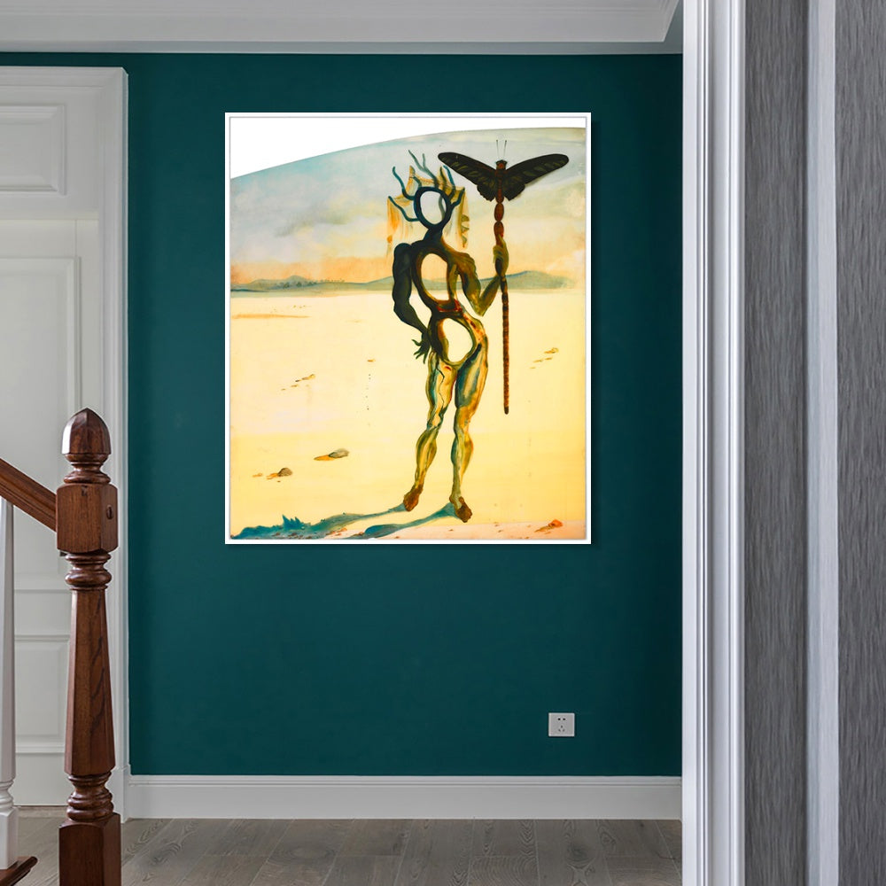 INVIN ART Framed Canvas Series#060 by Salvador Dal Wall Art Living Room Home Office Decorations