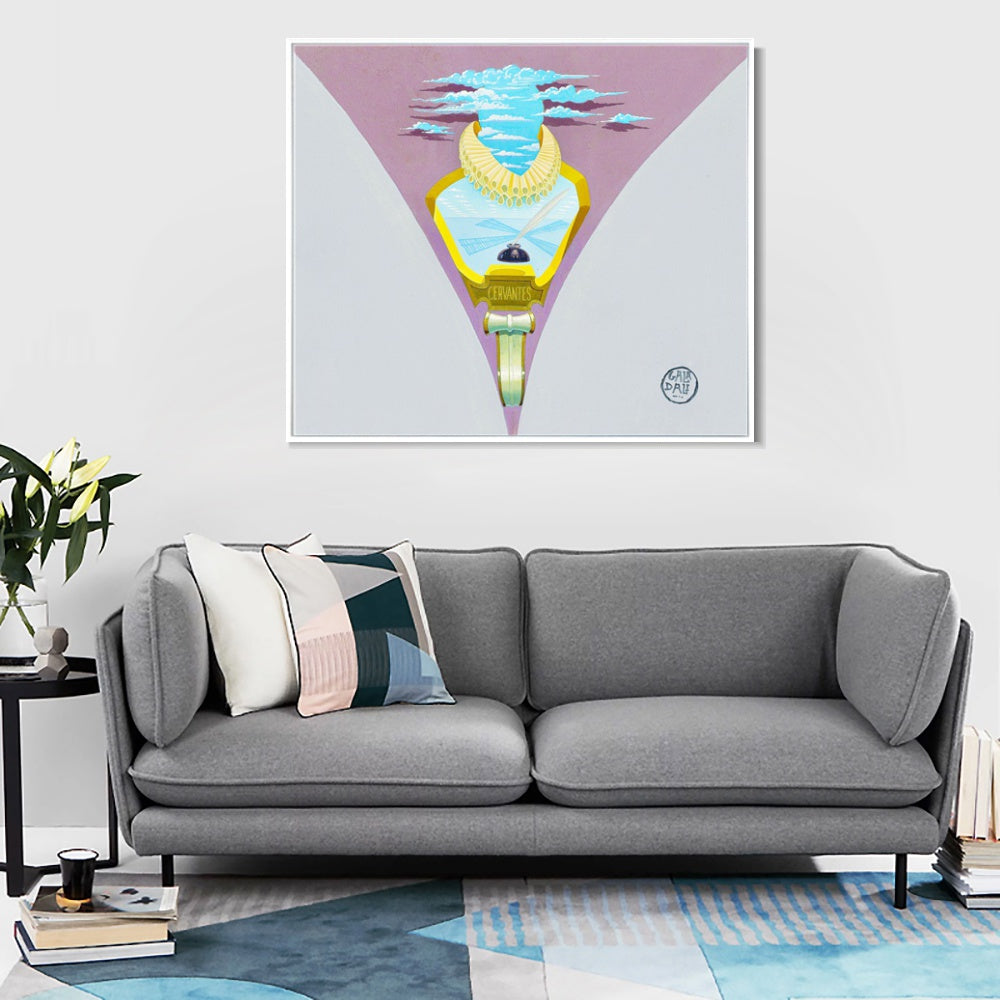 INVIN ART Framed Canvas Series#091 by Salvador Dal Wall Art Living Room Home Office Decorations