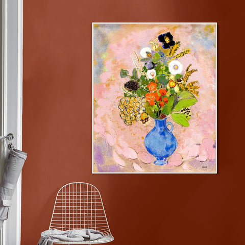 INVIN ART Framed Canvas Series#027 by Odilon Redon Wall Art Living Room Home Office Decorations