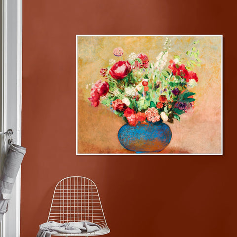 INVIN ART Framed Canvas Series#035 by Odilon Redon Wall Art Living Room Home Office Decorations