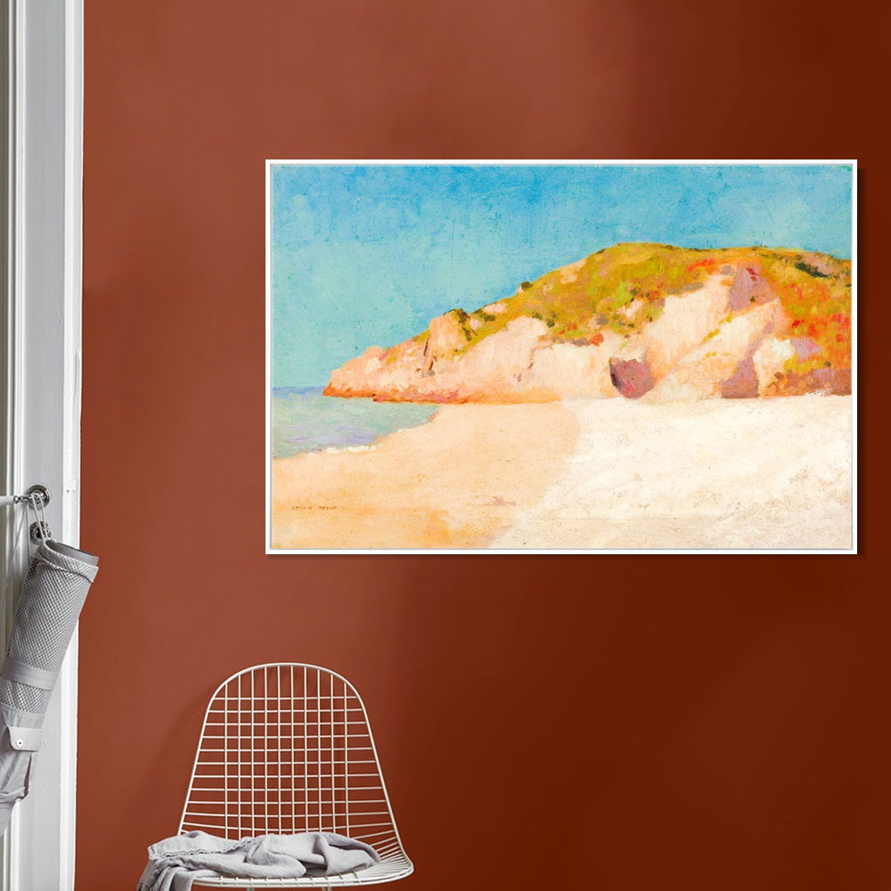 INVIN ART Framed Canvas Series#036 by Odilon Redon Wall Art Living Room Home Office Decorations