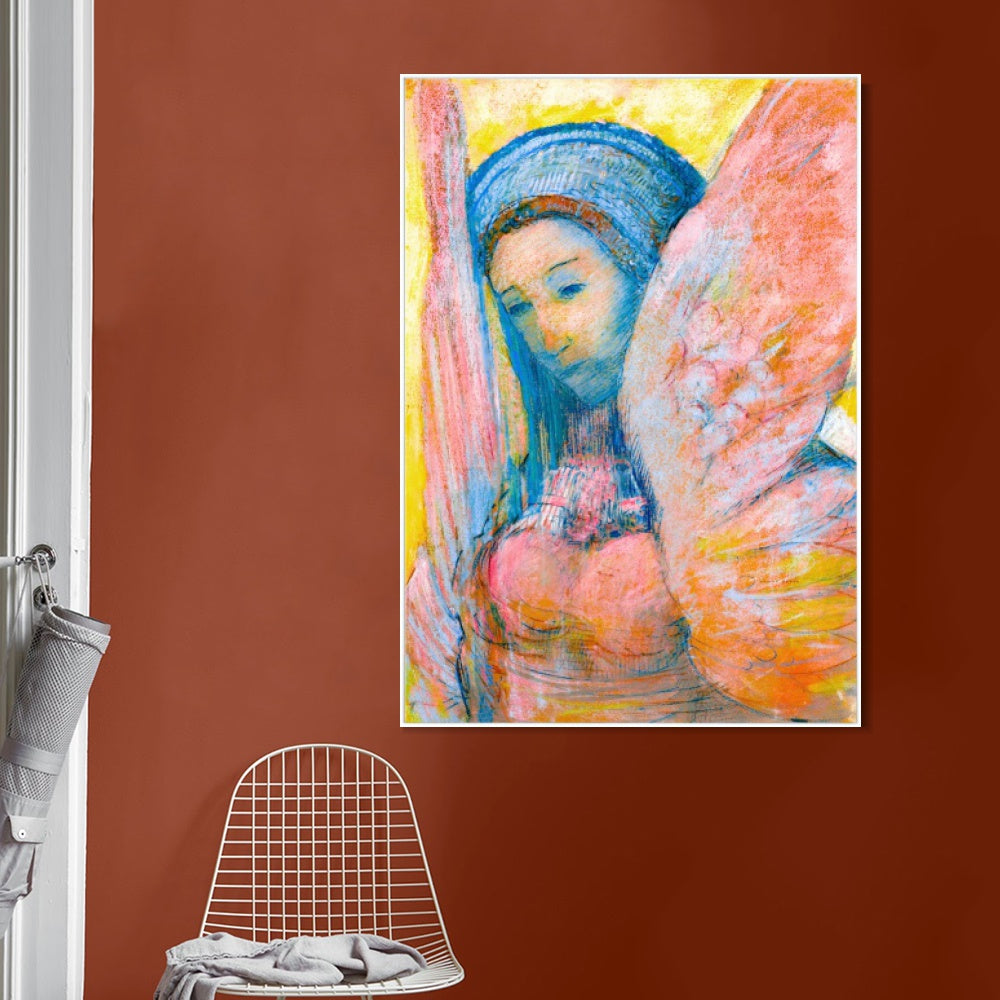 INVIN ART Framed Canvas Series#041 by Odilon Redon Wall Art Living Room Home Office Decorations