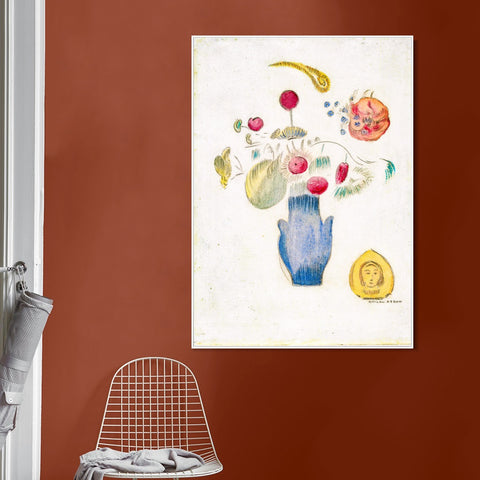 INVIN ART Framed Canvas Series#045 by Odilon Redon Wall Art Living Room Home Office Decorations