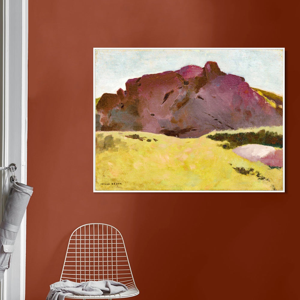 INVIN ART Framed Canvas Series#048 by Odilon Redon Wall Art Living Room Home Office Decorations