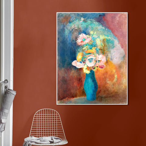 INVIN ART Framed Canvas Series#053 by Odilon Redon Wall Art Living Room Home Office Decorations