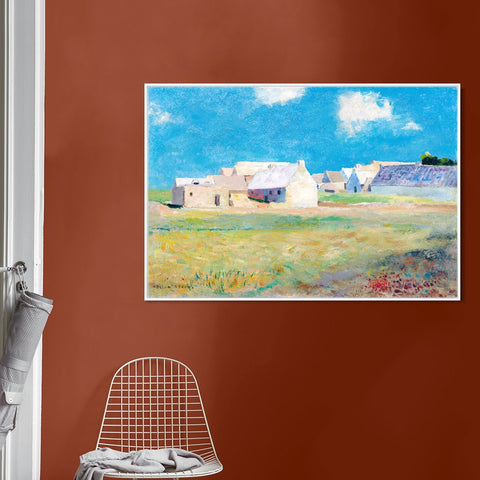 INVIN ART Framed Canvas Series#055 by Odilon Redon Wall Art Living Room Home Office Decorations