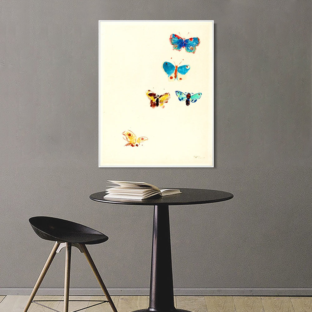 INVIN ART Framed Canvas Series#110 by Odilon Redon Wall Art Living Room Home Office Decorations