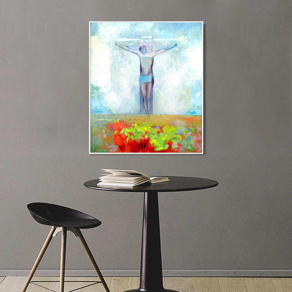 INVIN ART Framed Canvas Series#112 by Odilon Redon Wall Art Living Room Home Office Decorations