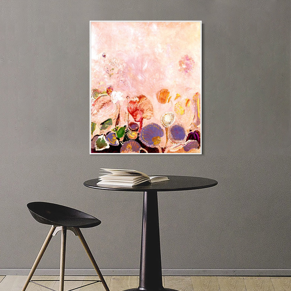 INVIN ART Framed Canvas Series#128 by Odilon Redon Wall Art Living Room Home Office Decorations