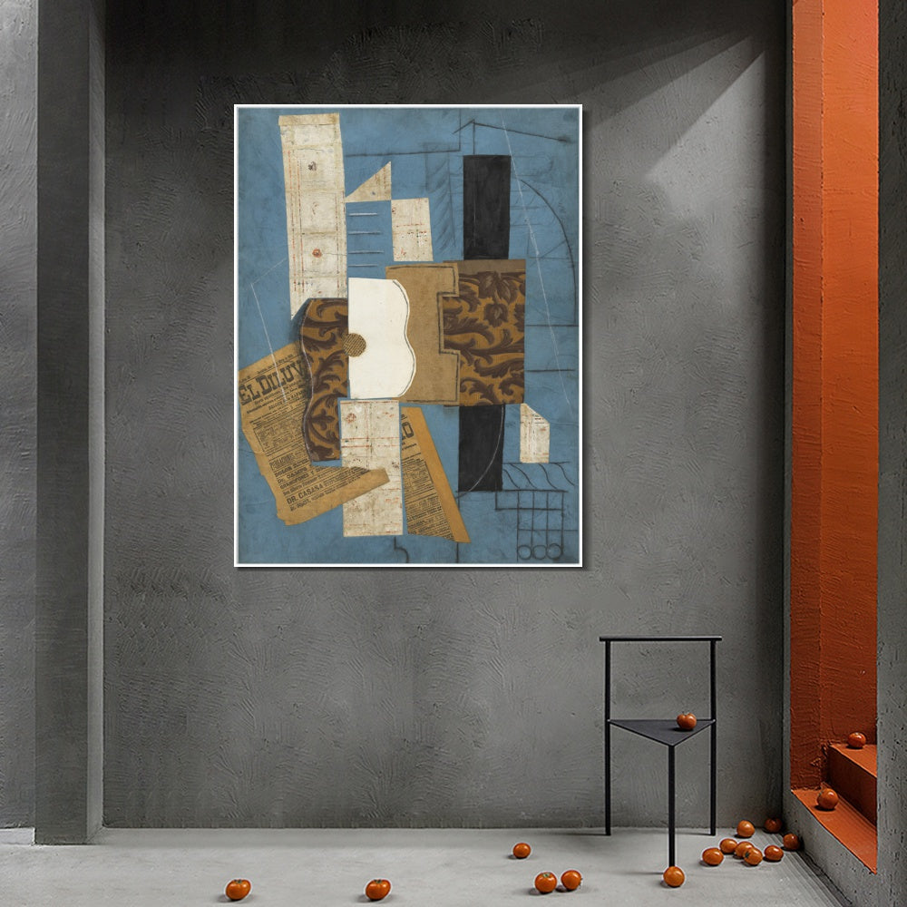 INVIN ART Framed Canvas Giclee Print Art Series#371 by Pablo Picasso Wall Art