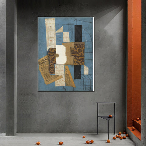 INVIN ART Framed Canvas Giclee Print Art Series#371 by Pablo Picasso Wall Art Living Room Home Office Decorations