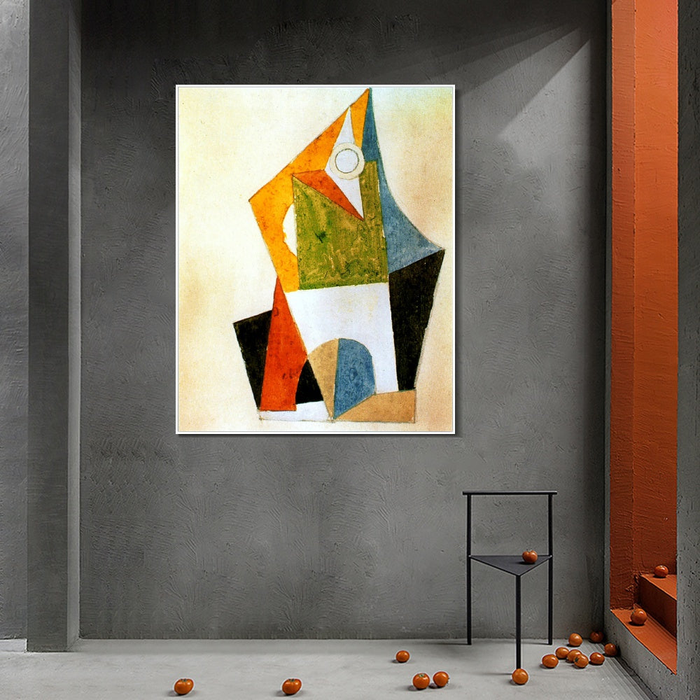 INVIN ART Framed Canvas Giclee Print Art 1920 Composition by Pablo Picasso Wall Art