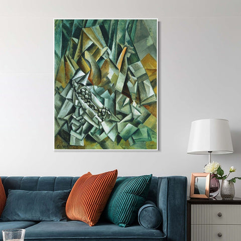 INVIN ART Framed Canvas Giclee Print Art Series#388 by Pablo Picasso Wall Art Living Room Home Office Decorations