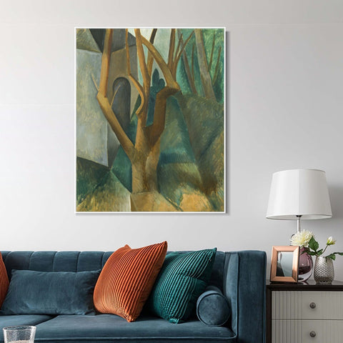 INVIN ART Framed Canvas Giclee Print Art Series#389 by Pablo Picasso Wall Art Living Room Home Office Decorations