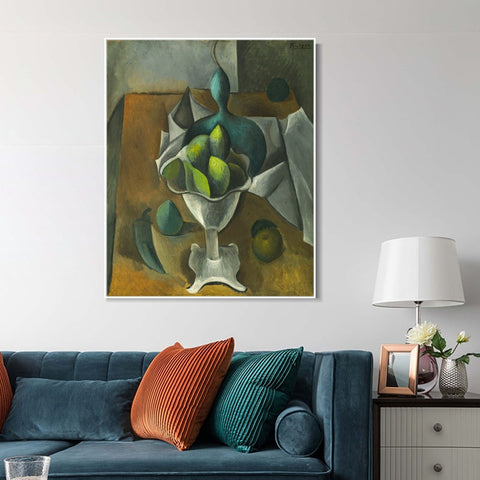 INVIN ART Framed Canvas Giclee Print Art Series#390 by Pablo Picasso Wall Art Living Room Home Office Decorations