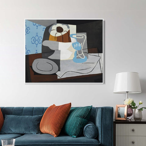 INVIN ART Framed Canvas Giclee Print Art Series#398 by Pablo Picasso Wall Art Living Room Home Office Decorations