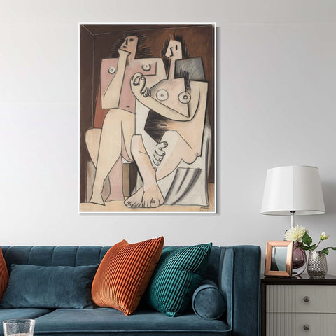 INVIN ART Framed Canvas Giclee Print Art Series#429 by Pablo Picasso Wall Art Living Room Home Office Decorations