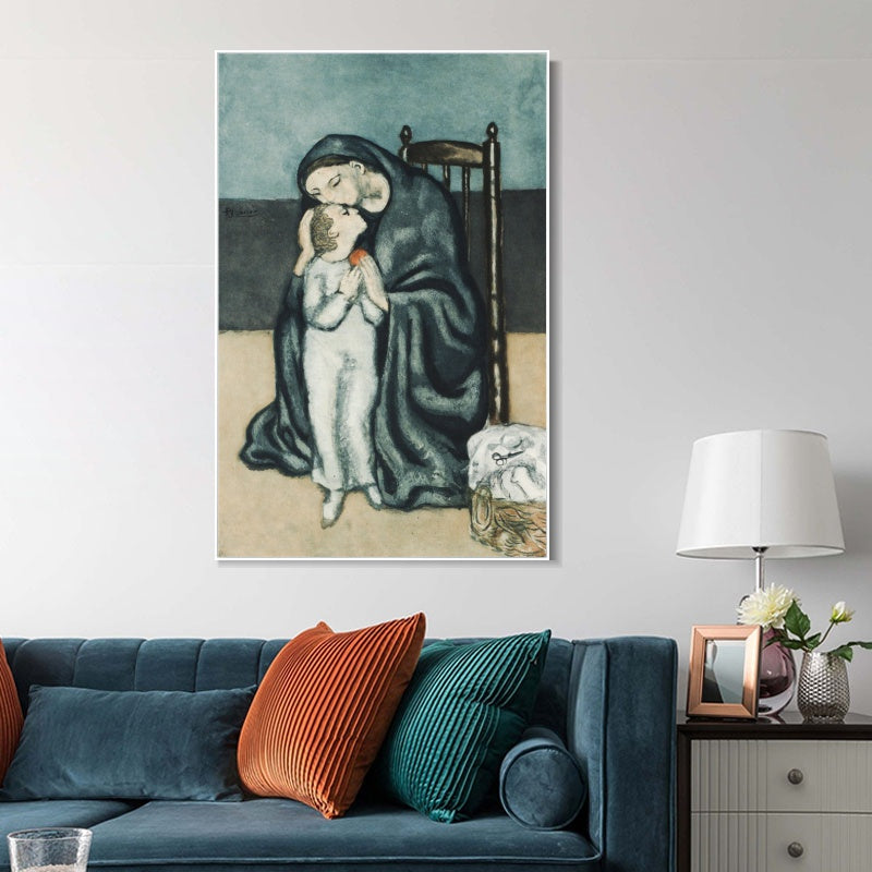 INVIN ART Framed Canvas Giclee Print Art Series#451 by Pablo Picasso Wall Art