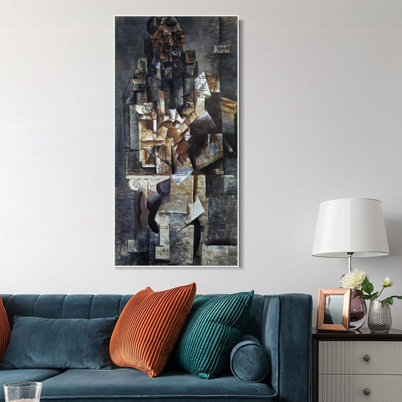 INVIN ART Framed Canvas Giclee Print Art Series#468 by Pablo Picasso Wall Art