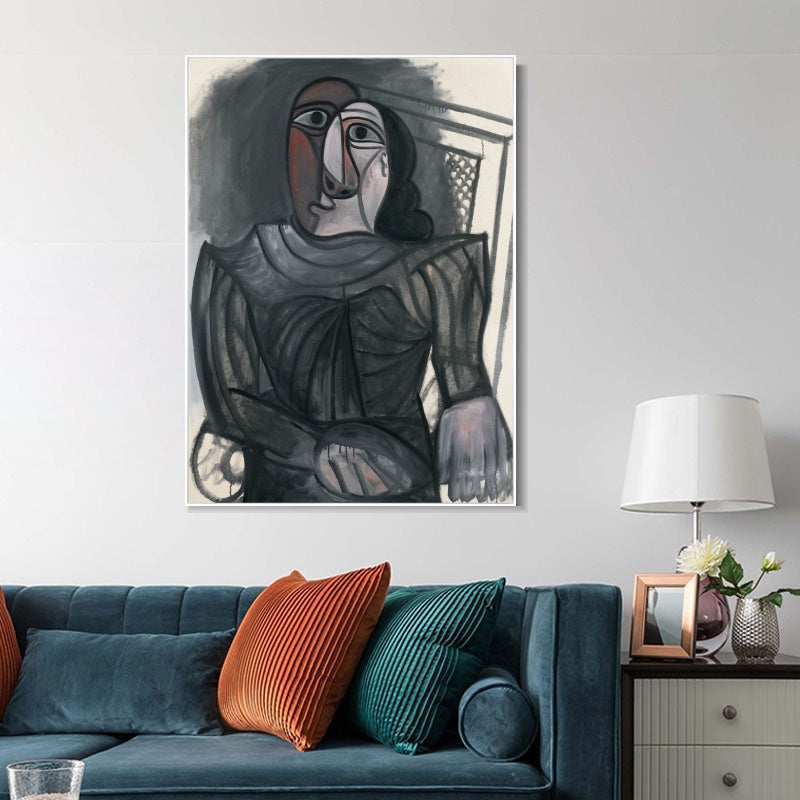 INVIN ART Framed Canvas Giclee Print Art Series#471 by Pablo Picasso Wall Art
