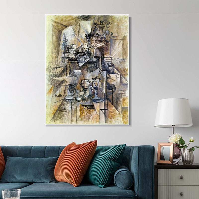 INVIN ART Framed Canvas Giclee Print Art Series#474 by Pablo Picasso Wall Art