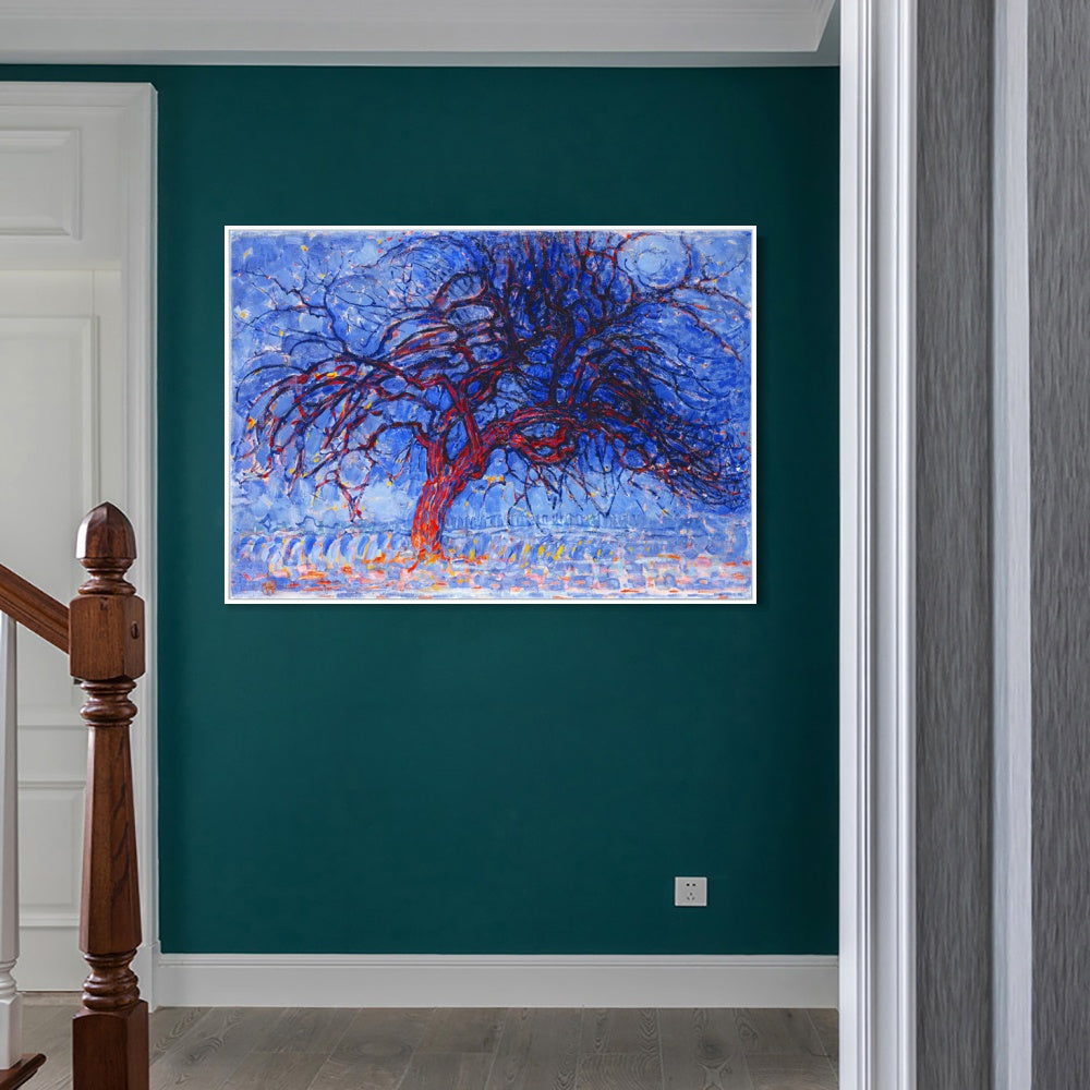 INVIN ART Framed Canvas Series#034 by Piet Cornelies Mondrian Wall Art Living Room Home Office Decorations