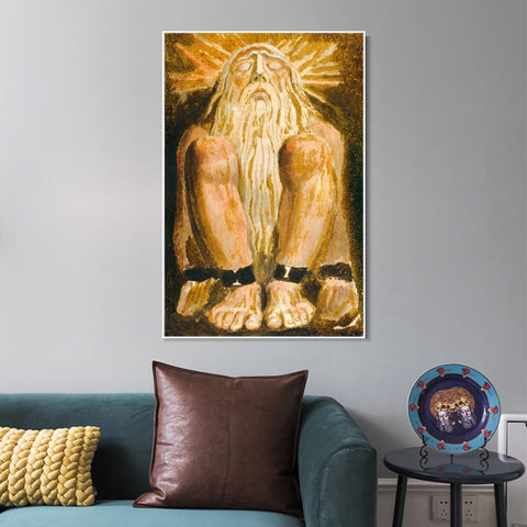 INVIN ART Framed Canvas Giclee Print Art Finals Week As Told by William Blake Wall Art Living Room Home Office Decorations