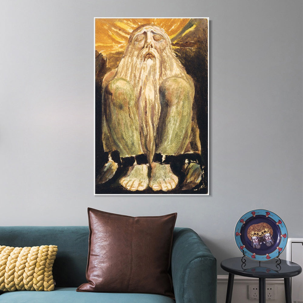 INVIN ART Framed Canvas Giclee Print Art Finals Week As Told#2 by William Blake Wall Art