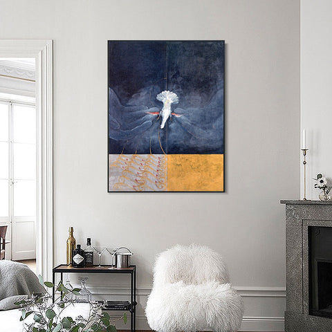 INVIN ART Framed Canvas Giclee Print Overview and Analysis by Hilma Af Klint Wall Art Living Room Home Office Decorations