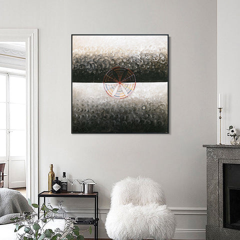 INVIN ART Framed Canvas Giclee Print Series#014 by Hilma Af Klint Wall Art Living Room Home Office Decorations