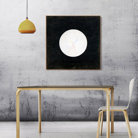 INVIN ART Framed Canvas Giclee Print Series#03 by Hilma Af Klint Wall Art Living Room Home Office Decorations