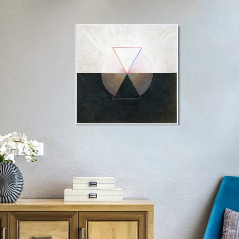 INVIN ART Framed Canvas Giclee Print Series#06 by Hilma Af Klint Wall Art Living Room Home Office Decorations