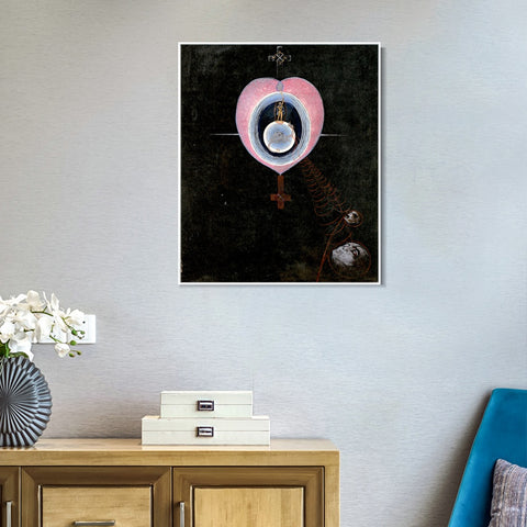 INVIN ART Framed Canvas Giclee Print The Gorgeous Daily by Hilma Af Klint Wall Art Living Room Home Office Decorations