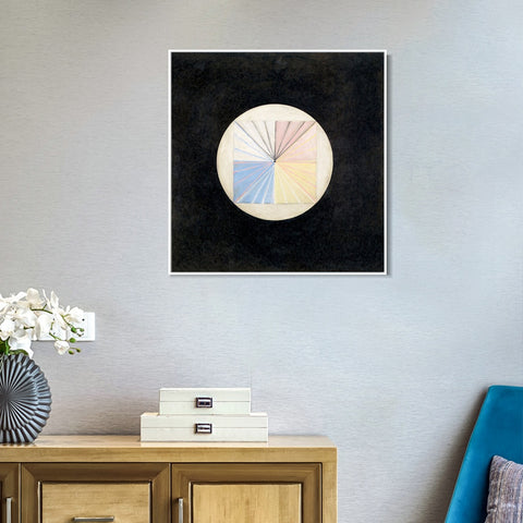 INVIN ART Framed Canvas Giclee Print Series#016 by Hilma Af Klint Wall Art Living Room Home Office Decorations