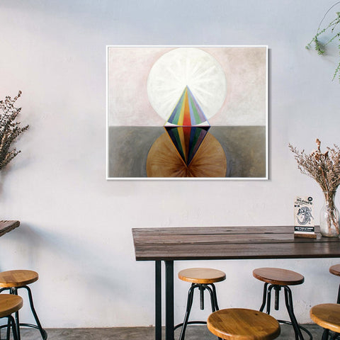 INVIN ART Framed Canvas Group Ix Swan No 12 1915 by Hilma Af Klint Wall Art Living Room Home Office Decorations