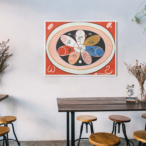 INVIN ART Framed Canvas untitled 1908 by Hilma Af Klint Wall Art Living Room Home Office Decorations