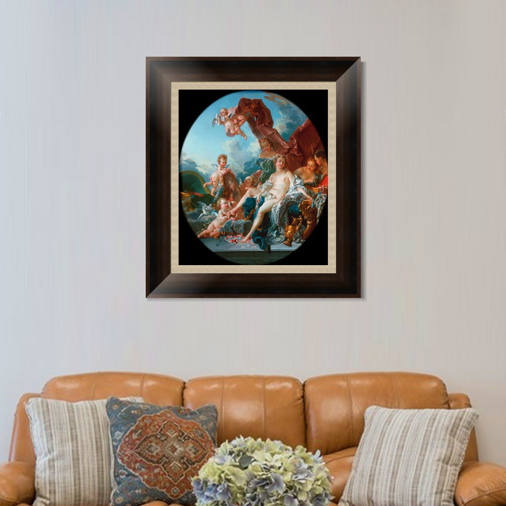 INVIN ART Framed Canvas Art Giclee Print Toilet of Venus by Francois Boucher Wall Art Living Room Home Office Decorations