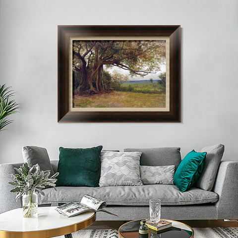INVIN ART Framed Canvas Art Giclee Print The Trees by Albert Bierstadt Wall Art Living Room Home Office Decorations