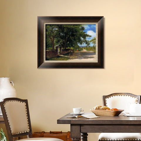 INVIN ART Framed Canvas Art Giclee Print life in the countryside by Albert Bierstadt Wall Art Living Room Home Office Decorations